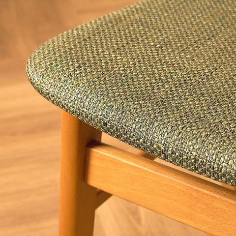 Danish dining chairs in teak/oak and beech by Farstrup (Copy)
