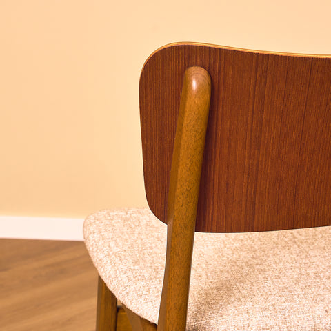 Danish dining chairs in teak and beech by Ib Kofod-Larsen