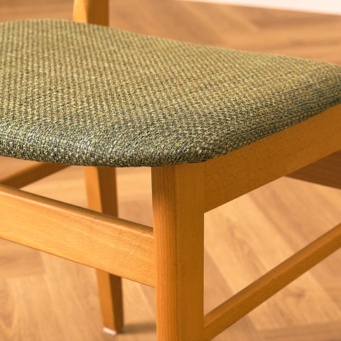 Danish dining chairs in teak/oak and beech by Farstrup (Copy)
