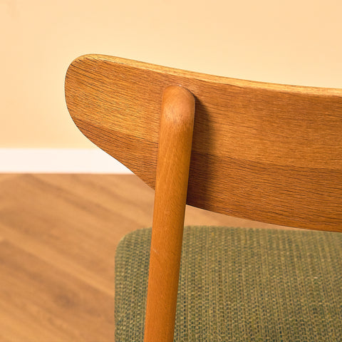 Danish dining chairs in teak/oak and beech by Farstrup (Copy)