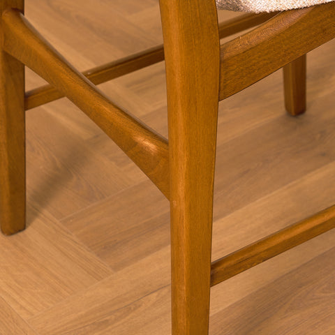 Danish dining chairs in teak and beech by Ib Kofod-Larsen