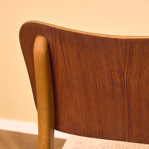 Danish dining chairs in teak and beech by Ib Kofod-Larsen
