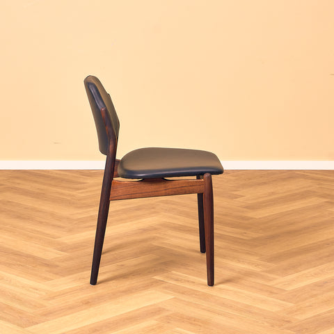 Danish dining chairs in Santos rosewood by Arne Vodder for Sibast, model No. 62