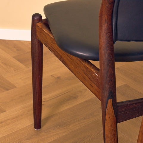 Danish dining chairs in Santos rosewood by Arne Vodder for Sibast, model No. 62