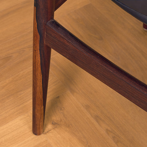 Danish dining chairs in Santos rosewood by Arne Vodder for Sibast, model No. 62