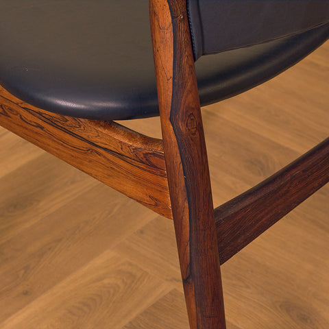 Danish dining chairs in Santos rosewood by Arne Vodder for Sibast, model No. 62