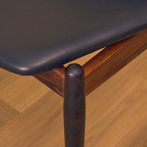 Danish dining chairs in Santos rosewood by Arne Vodder for Sibast, model No. 62
