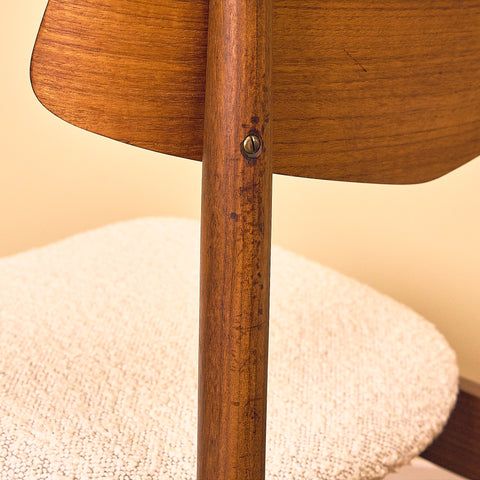 Teak and Walnut Dining Chair