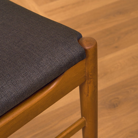 Danish set of 8 dining chairs "model 219" in teak & beech by Farstrup
