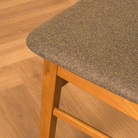 Danish dining chairs in teak & beech by Findahl Møbelfabrik, model 'Møsbol'