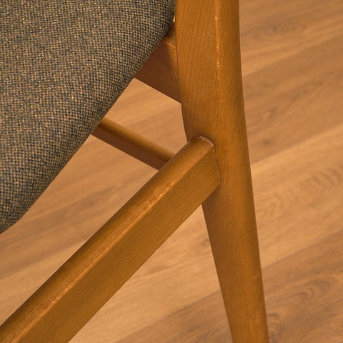 Danish dining chairs in teak & beech by Findahl Møbelfabrik, model 'Møsbol'
