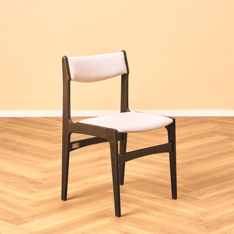 Danish set of 4 dining chairs by Erik Buch for Nova Stolefabrik
