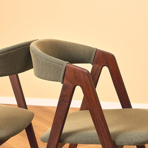 Walnut Dining Chair by Sax Møbler