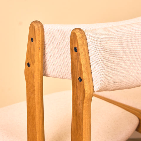 Danish set of 6 dining chairs by Erik Buch for Nova Stolefabrik