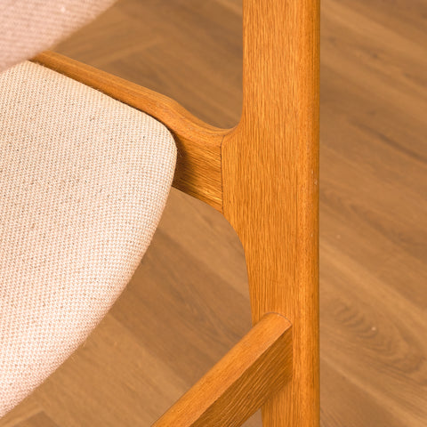 Danish set of 6 dining chairs by Erik Buch for Nova Stolefabrik