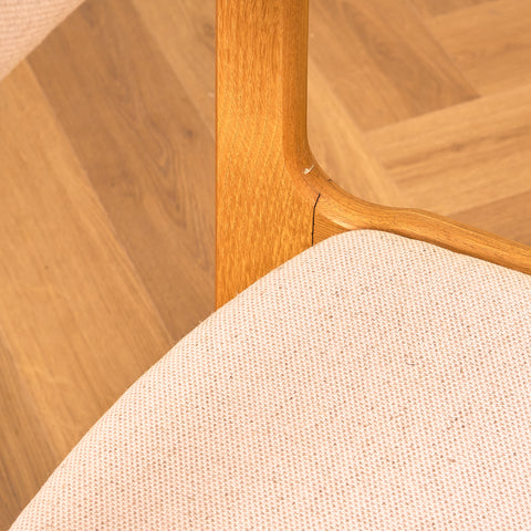 Danish set of 6 dining chairs by Erik Buch for Nova Stolefabrik