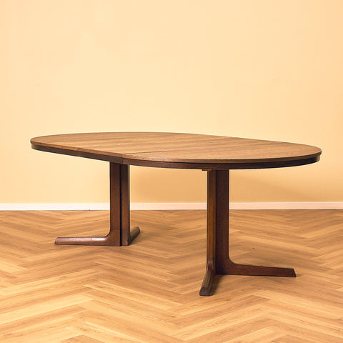 Extendable Oak Dining Table by Farstrup