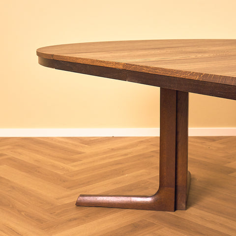 Extendable Oak Dining Table by Farstrup