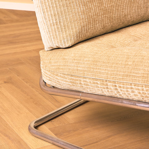 70s armchair in chrome