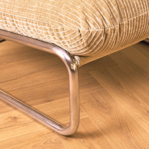 70s armchair in chrome