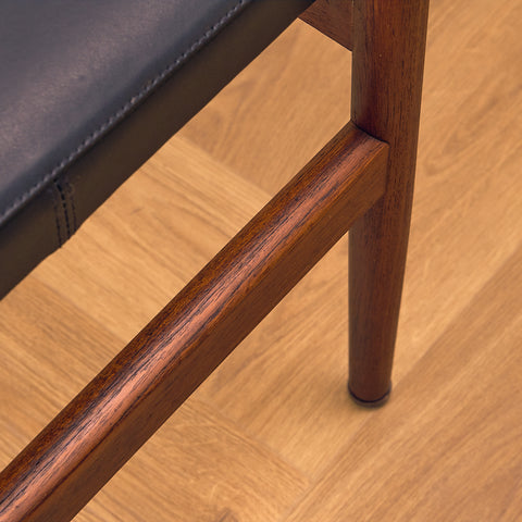Danish stool in teak by Spøttrup Møbelfabrik