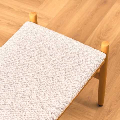 Danish stool in beech by Spøttrup Møbelfabrik