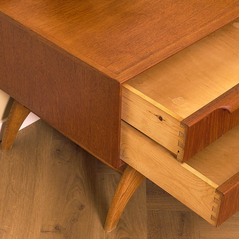 Teak Dressing Table with Mirror