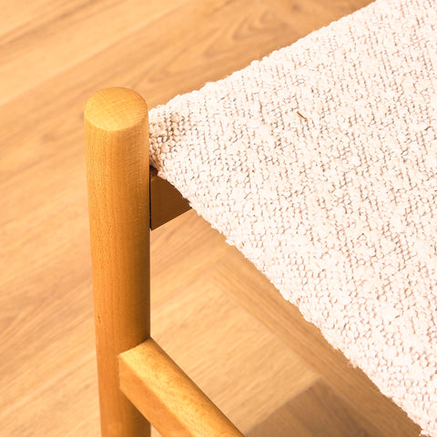 Danish stool in beech by Spøttrup Møbelfabrik