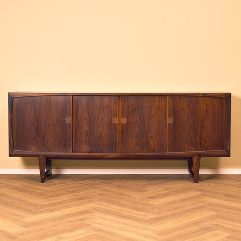 Danish sideboard in Santos rosewood by Kurt Ostervig