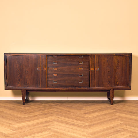 Danish sideboard in Santos rosewood by Kurt Ostervig