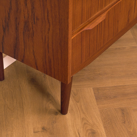 Danish secretary in teak