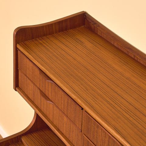 Danish secretary in teak