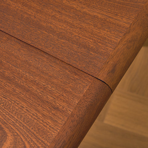 Danish oval dining table in Santos rosewood, probably by Farstrup