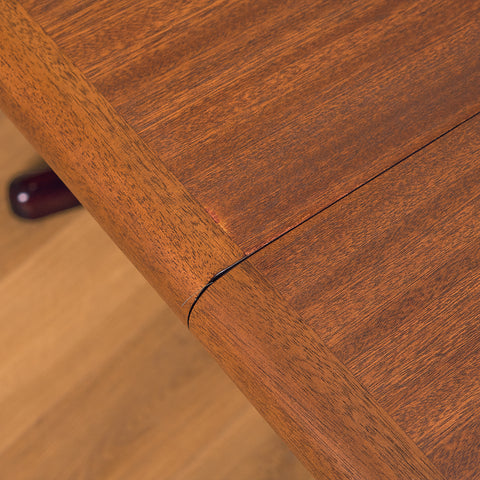 Danish oval dining table in Santos rosewood, probably by Farstrup