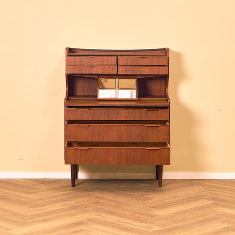 Danish secretary in teak