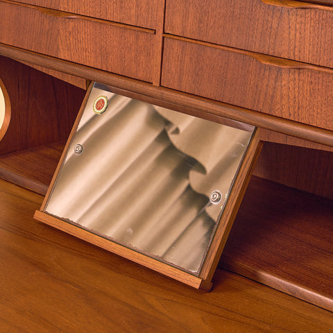 Danish secretary in teak