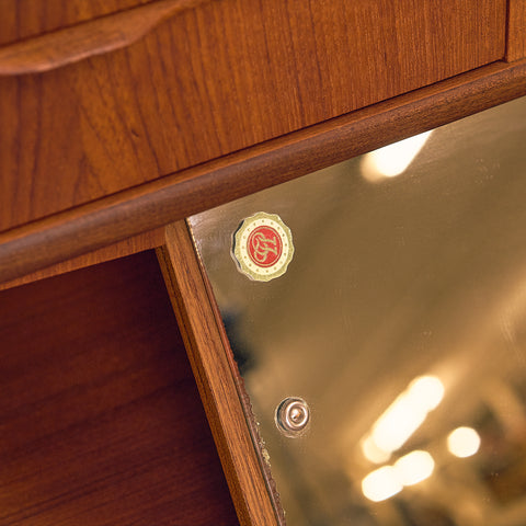 Danish secretary in teak