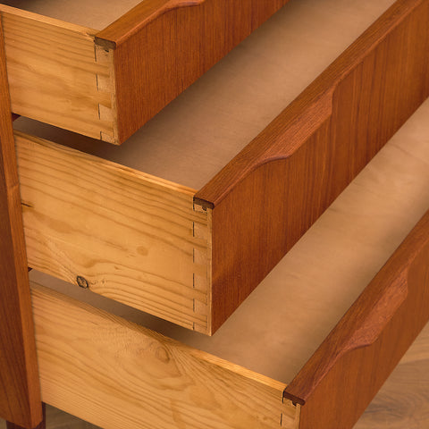 Danish secretary in teak