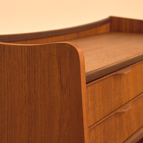 Danish secretary in teak