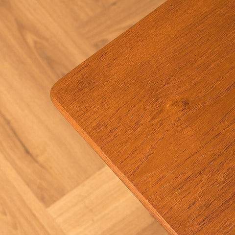 Danish coffee table in teak and oak by Ejvind A. Johansson for FDB