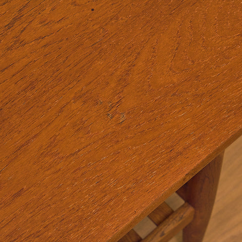 Danish coffee table in teak and oak by Ejvind A. Johansson for FDB