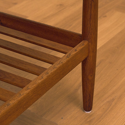 Danish coffee table in teak and oak by Ejvind A. Johansson for FDB