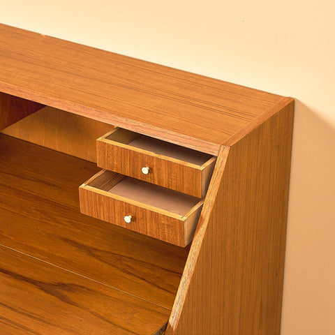 Teak Secretary Writing Desk