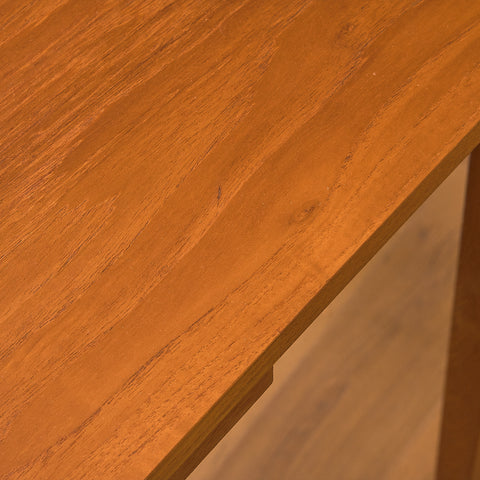 Danish dining table in teak and beech