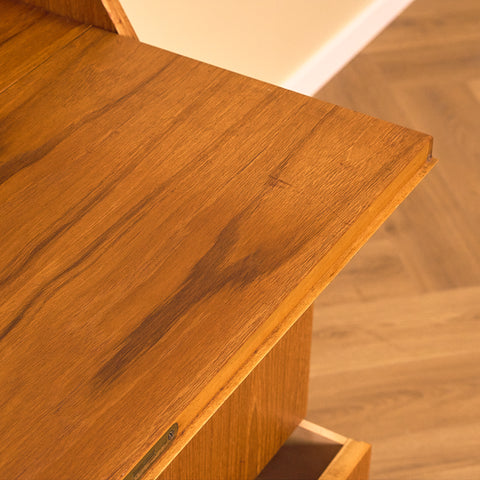 Teak Secretary Writing Desk