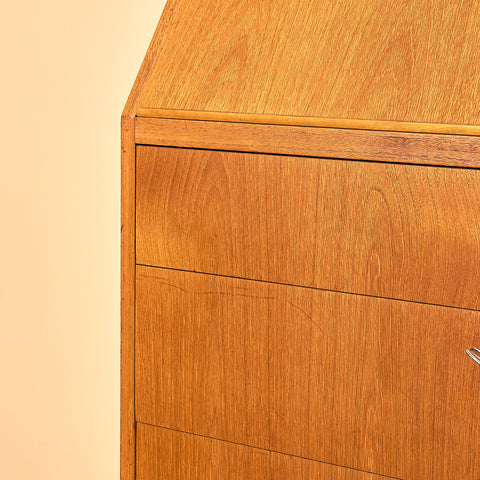 Teak Secretary Writing Desk