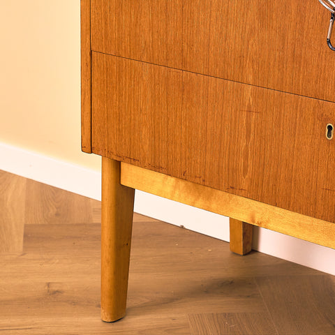 Teak Secretary Writing Desk