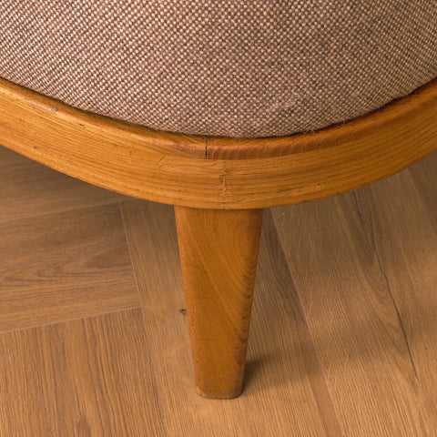 Swedish sofa in solid beech, model 'Värend' by Carl Malmsten