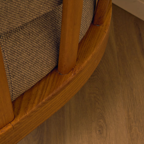 Swedish sofa in solid beech, model 'Värend' by Carl Malmsten