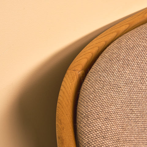 Swedish sofa in solid beech, model 'Värend' by Carl Malmsten